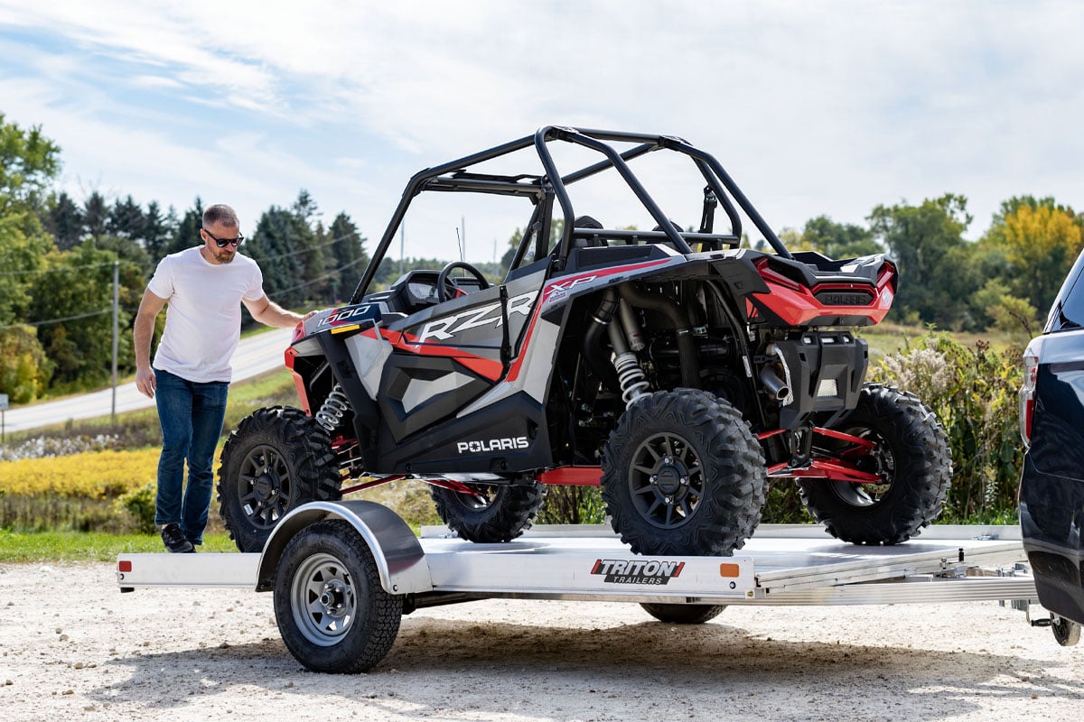 Triton Fit Series - All-Aluminum Open Utility, Cargo, ATV Trailers